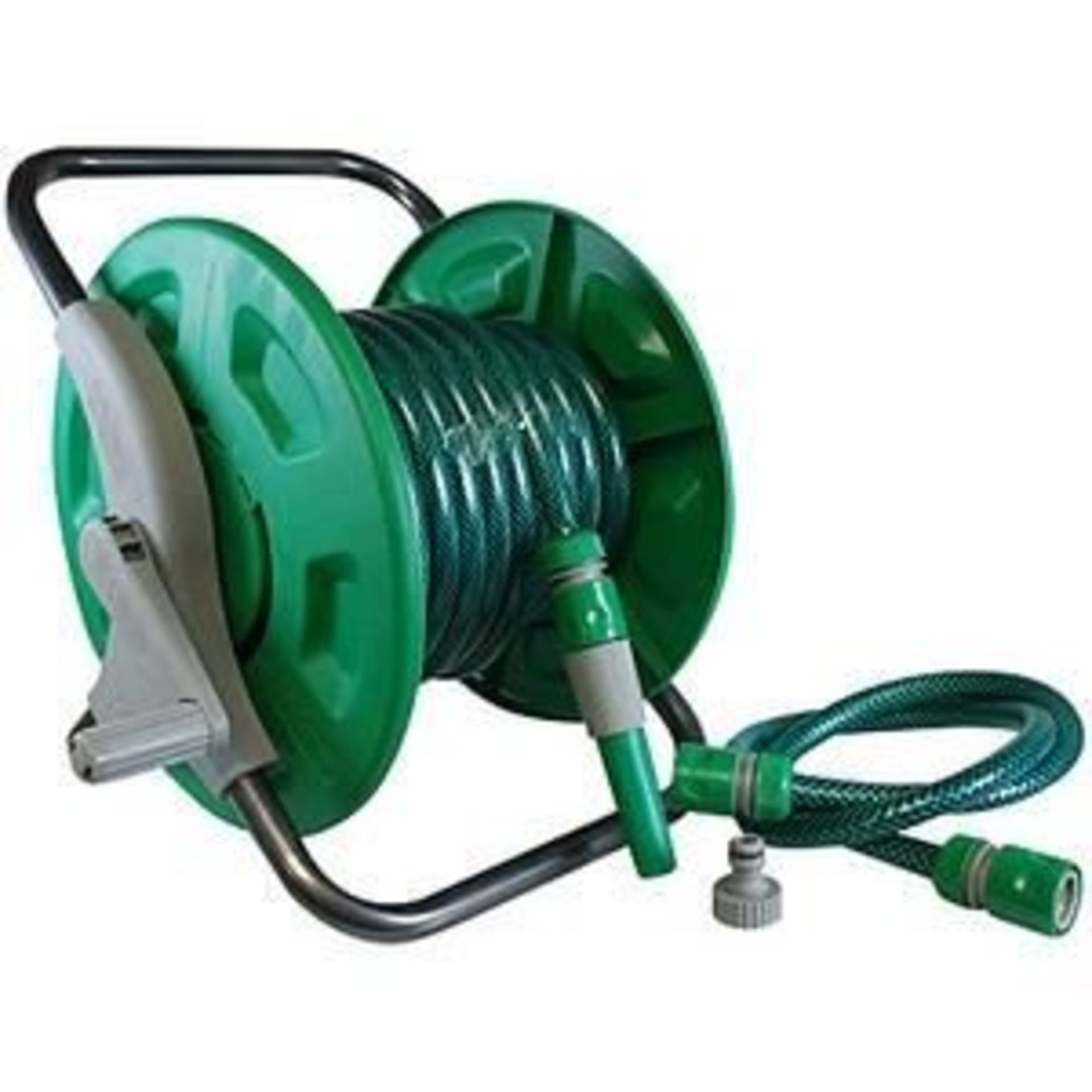 V *TRADE QTY* Brand New 15 Metre Hose Reel Set - £15.95 Amazon X 3 YOUR BID PRICE TO BE MULTIPLIED