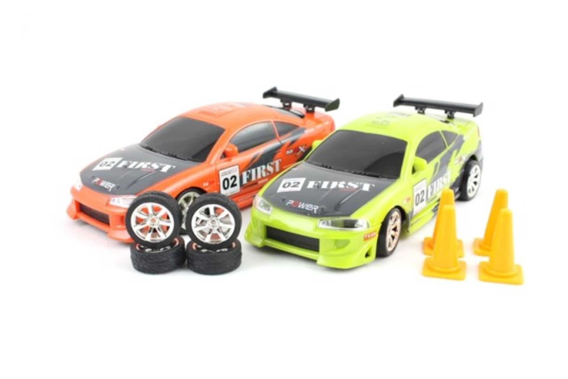 V Brand New 1:24 scale Mitsubishi Eclipse Drift Racer Car X 2 YOUR BID PRICE TO BE MULTIPLIED BY