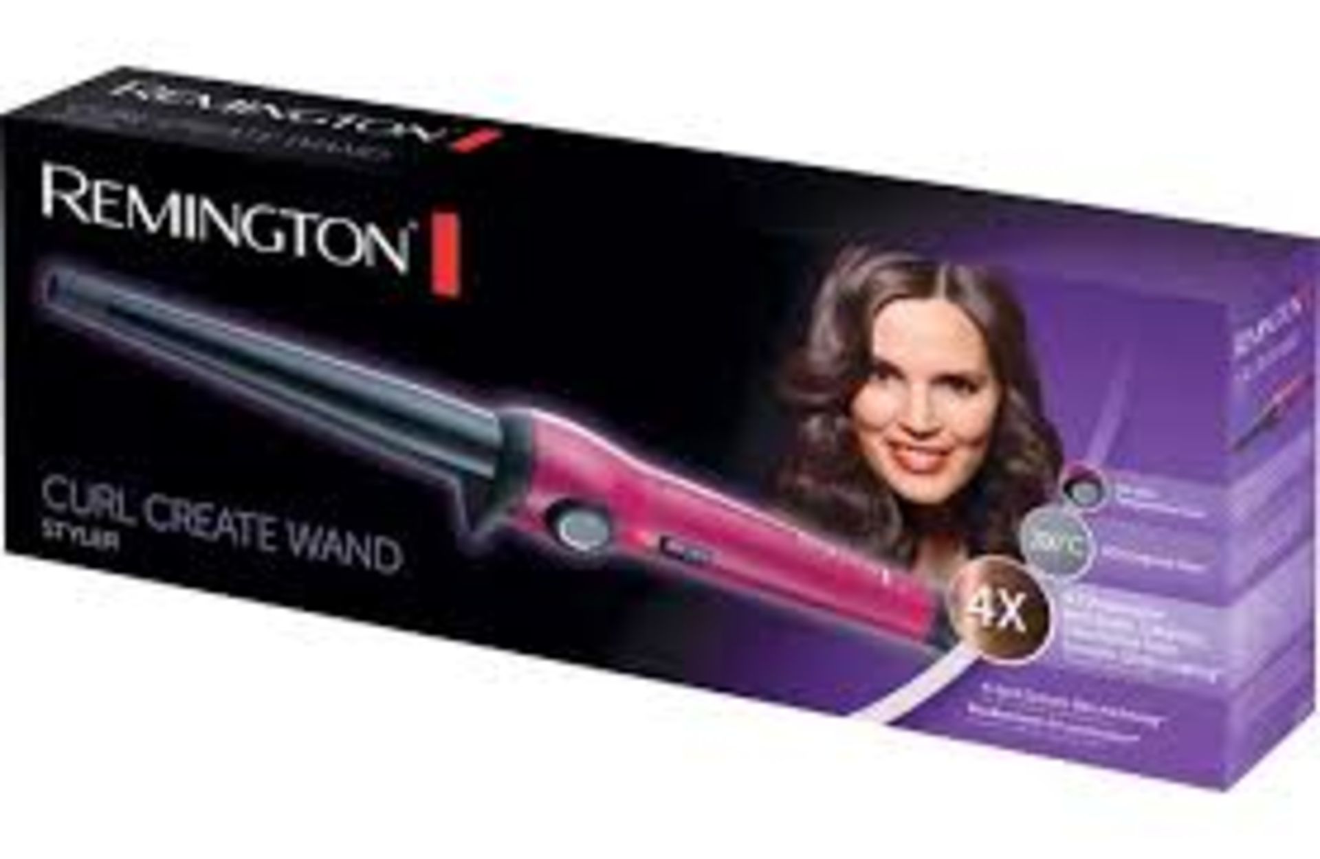 V Grade B Remington Curl Create Wand Styler RRP 39.00