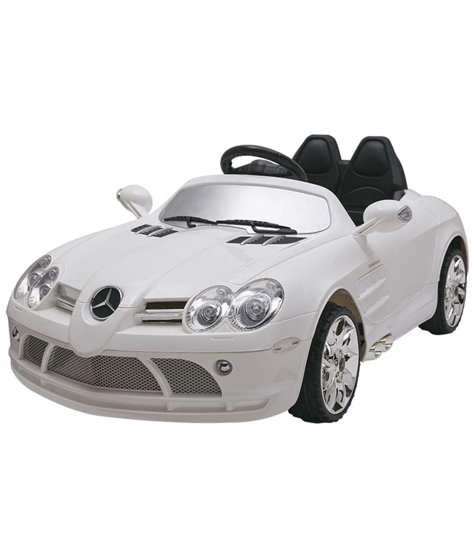 V Brand New Mercedes Mclaren 12V Ride on Car - Parental Override remote control - White - RRP £249.