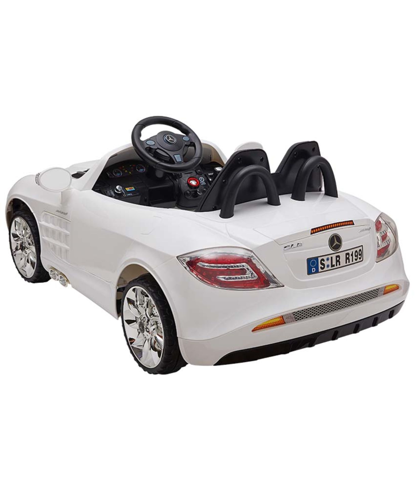 V Brand New Mercedes Mclaren 12V Ride on Car - Parental Override remote control - White - RRP £249. - Image 2 of 2