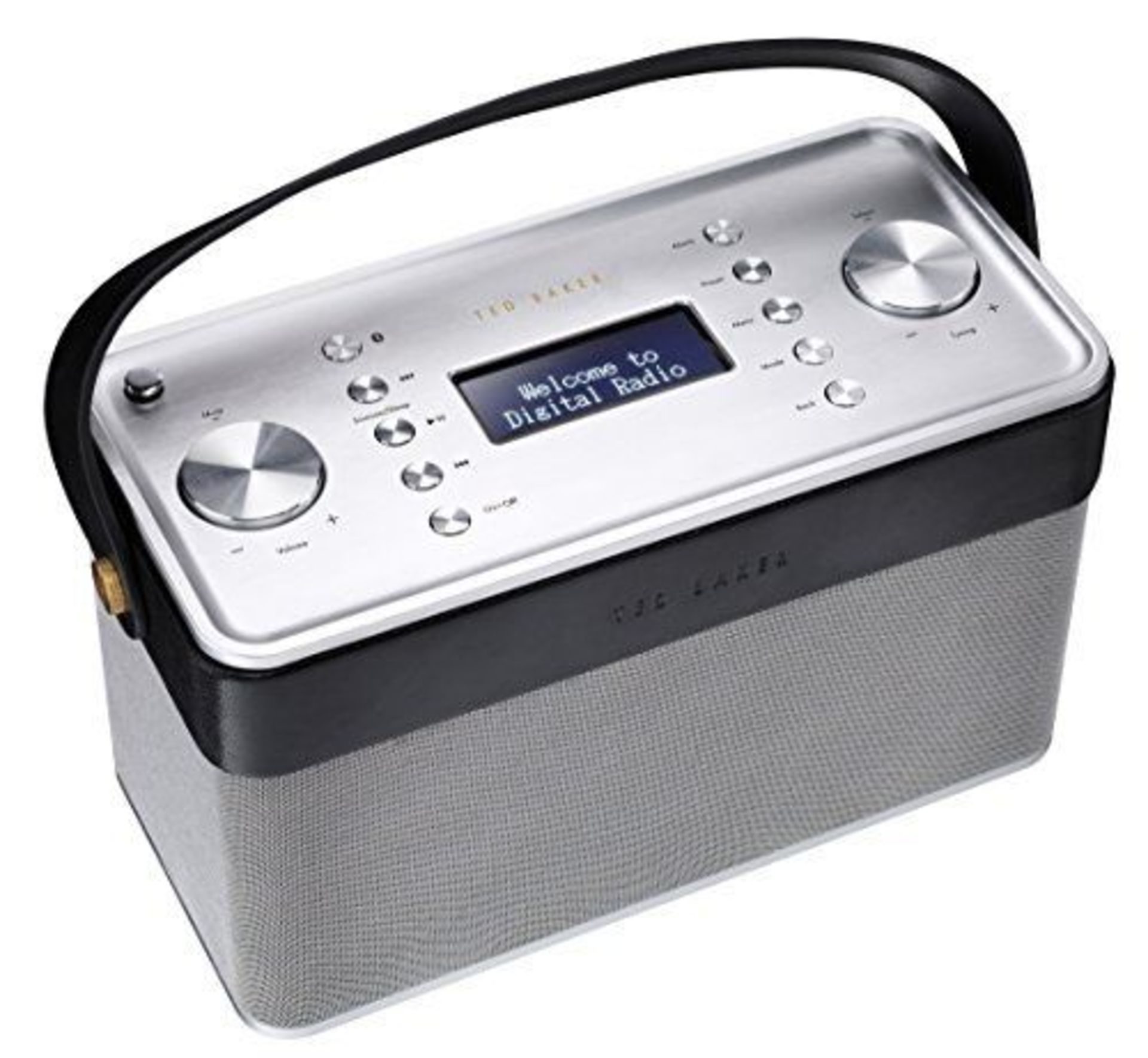 V Brand New Ted Baker Finisterre DAB/DAB+/FM Radio & Bluetooth Speaker Black/Silver RRP £199.99 eBay