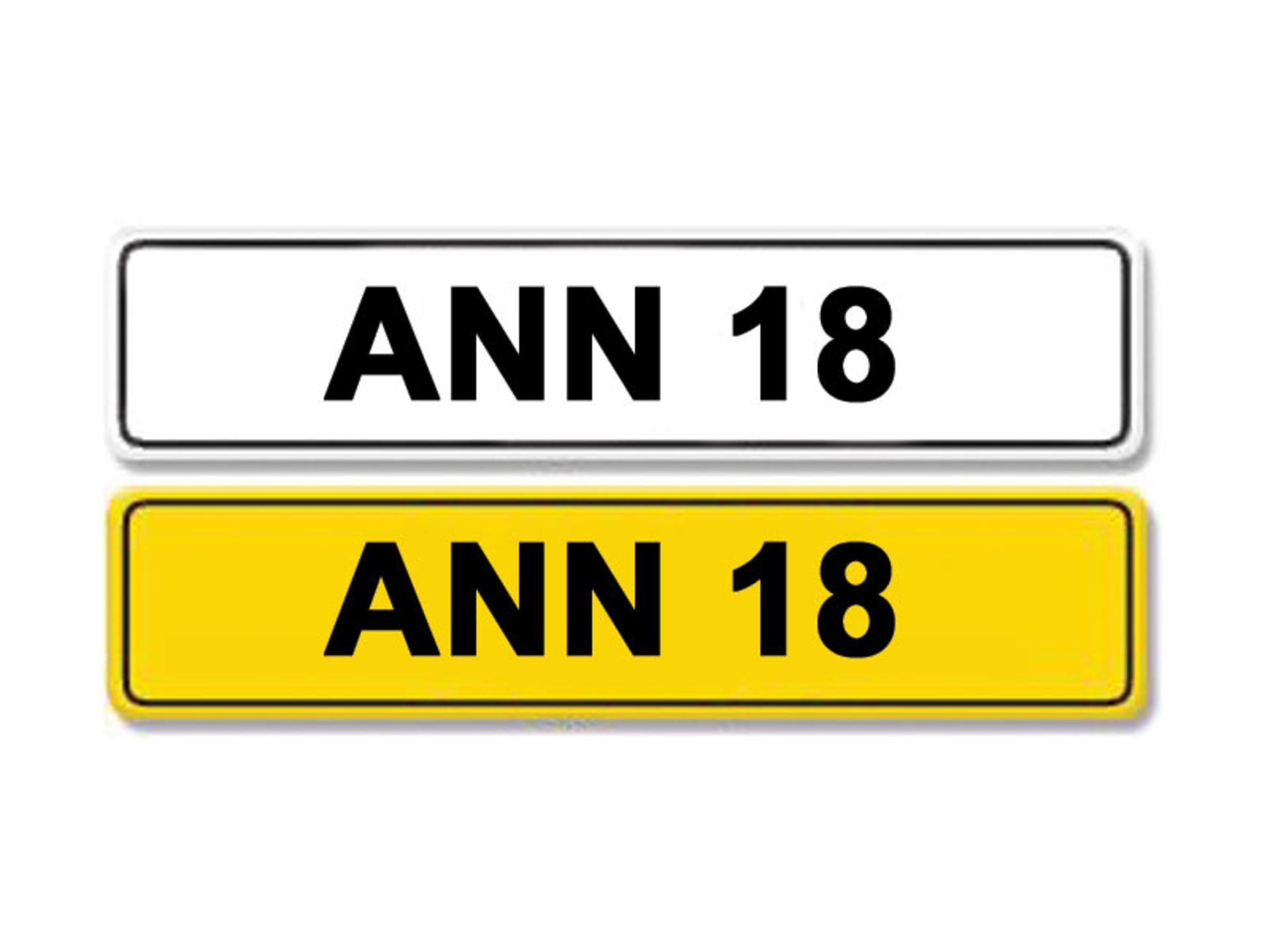 Registration Number ANN 18