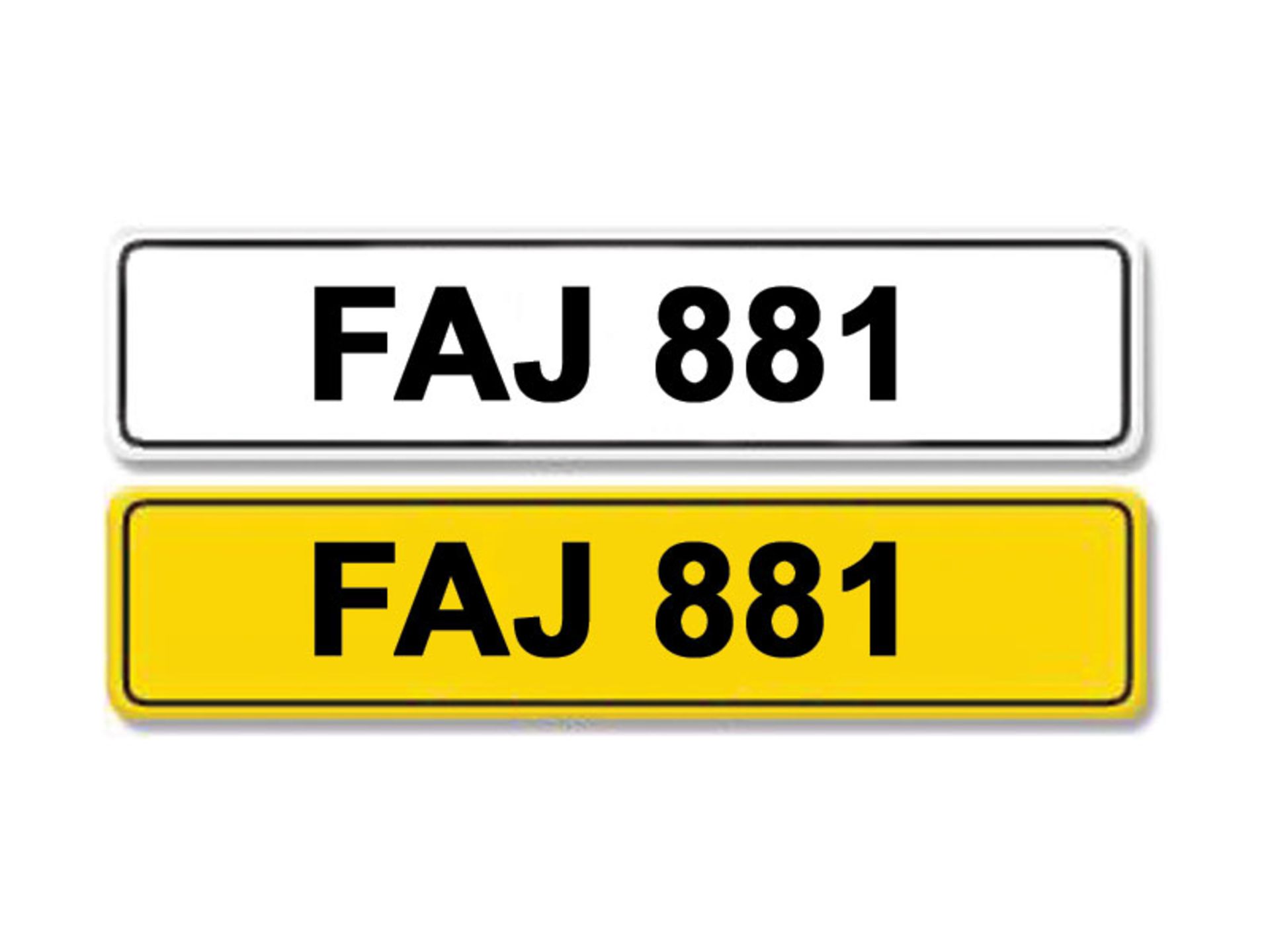 Registration Number FAJ 881