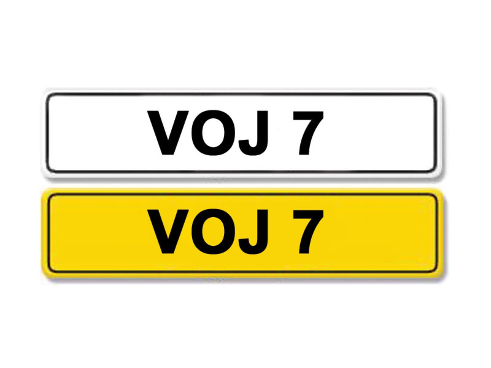 Registration Number VOJ 7