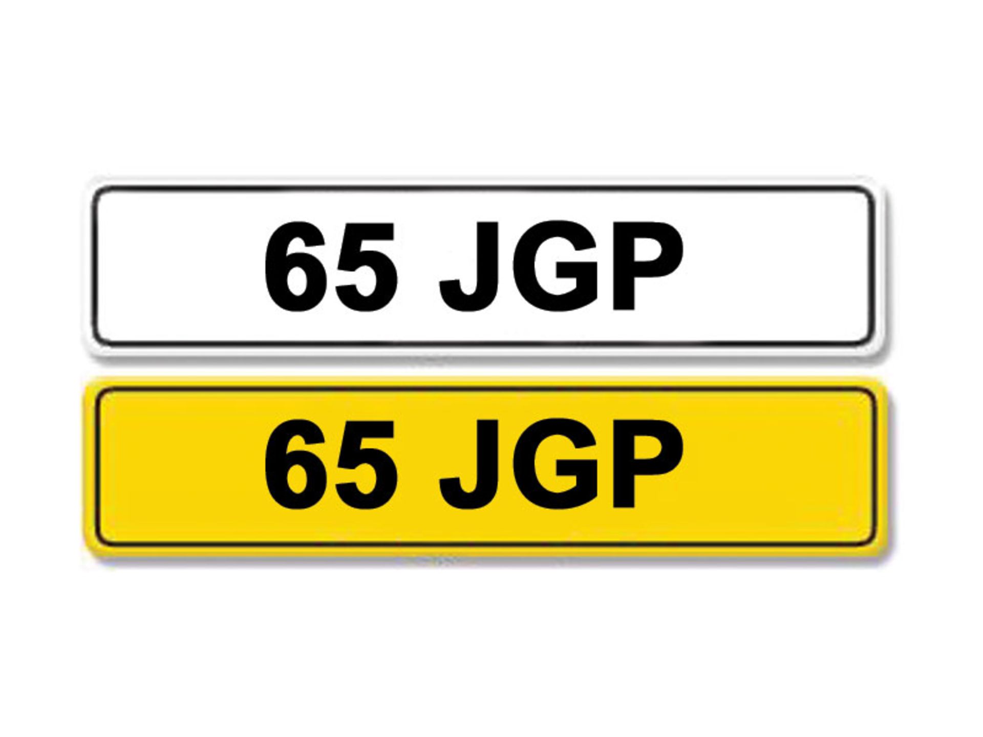 Registration Number 65 JGP