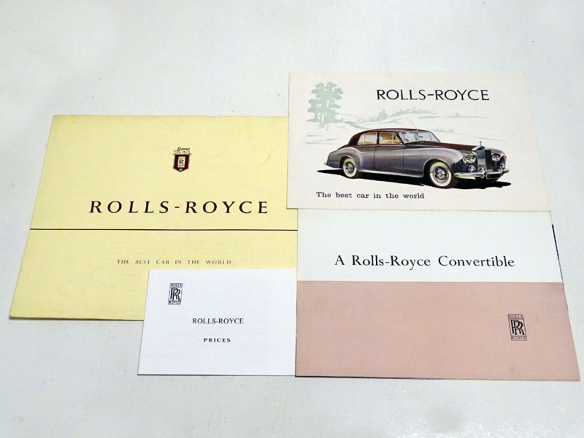 Three Rolls-Royce Silver Cloud Sales Brochures