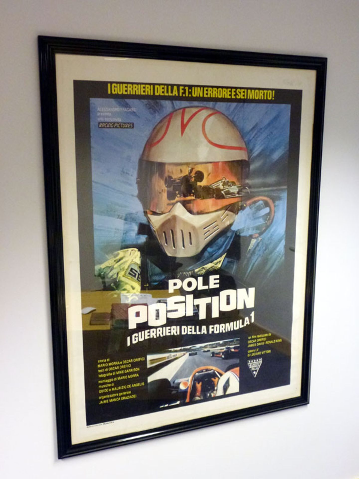 Framed/Glazed Large 'Pole Position' Movie Poster