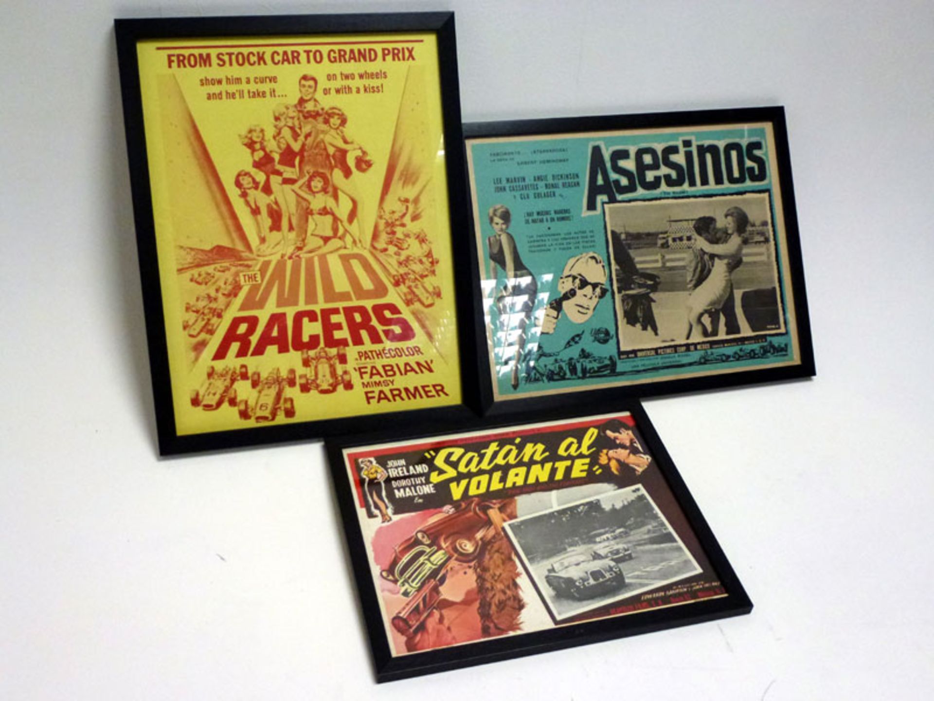 Three Original Movie 'Lobby Card' Posters