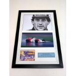 Ayrton Senna Hand-Signed Photographic Presentation