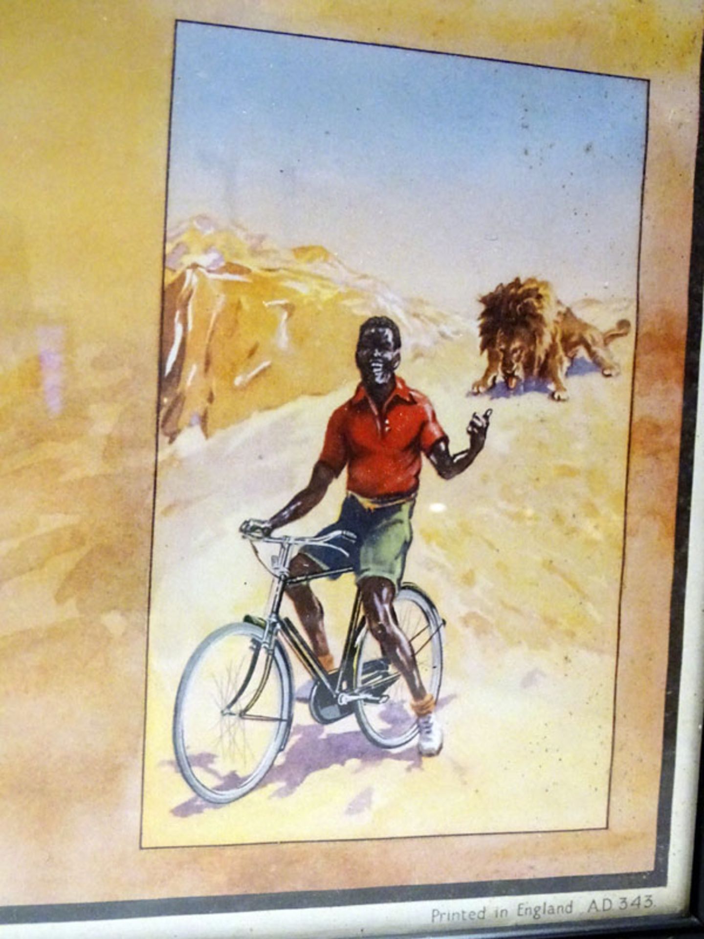 An Original Raleigh Cycles Advertising Poster - Image 2 of 2