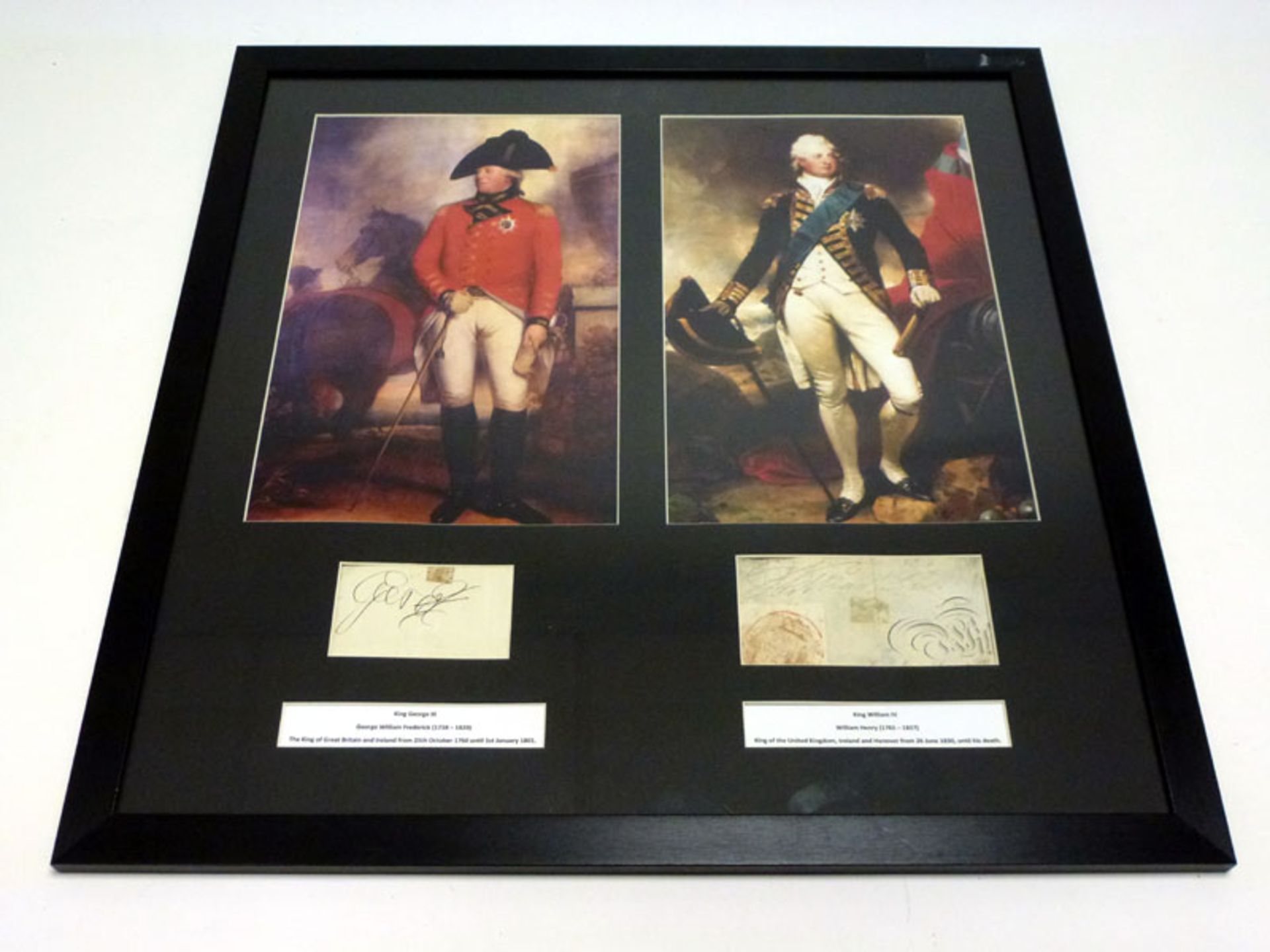 King George III and King William IV Signed Presentation