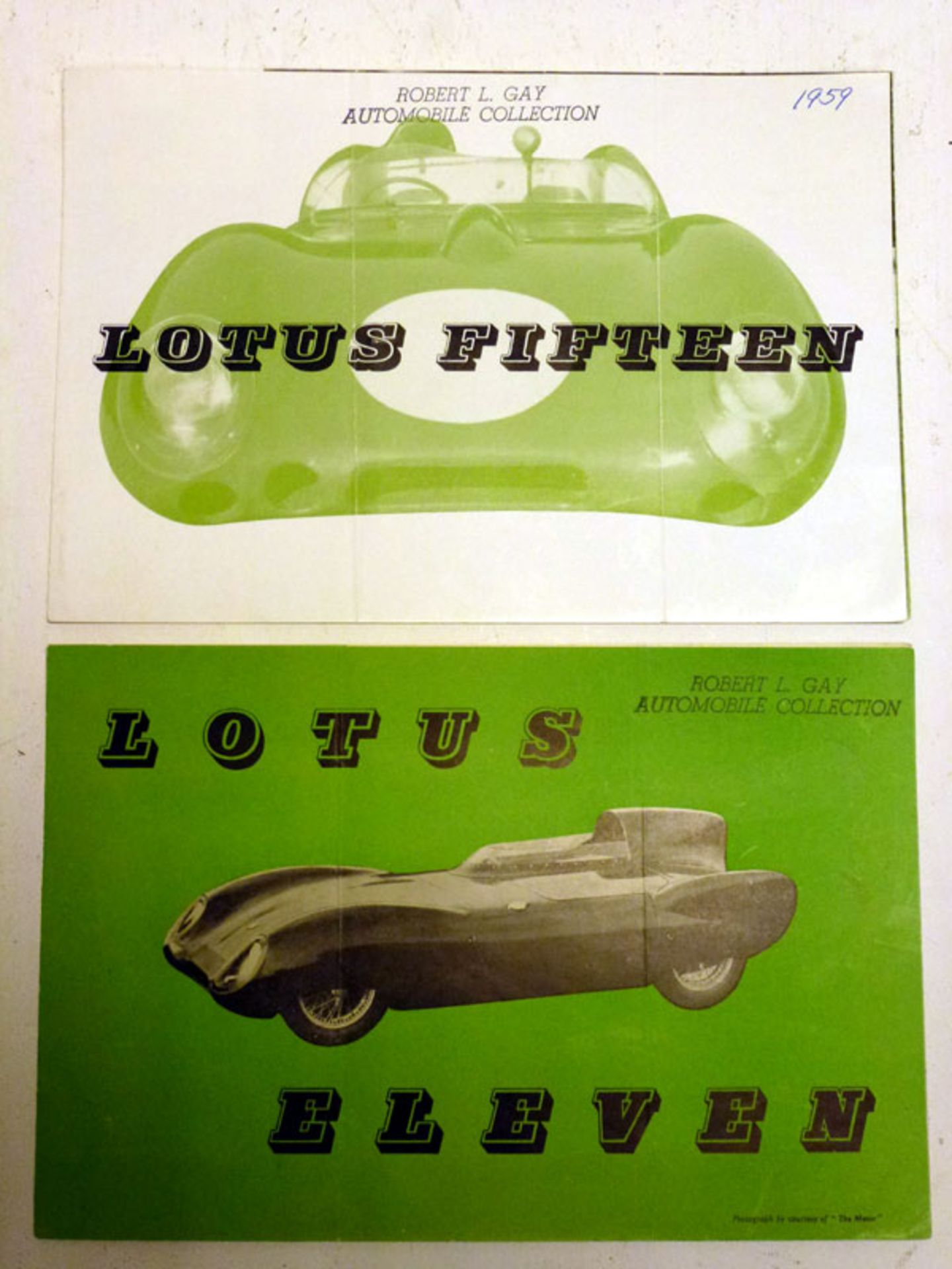 Two Rare Lotus Sales Brochures