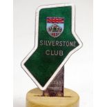 A Rare BRDC Silverstone Club Enamel Car Badge