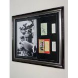 Graham and Damon Hill Signed Photographic Presentation