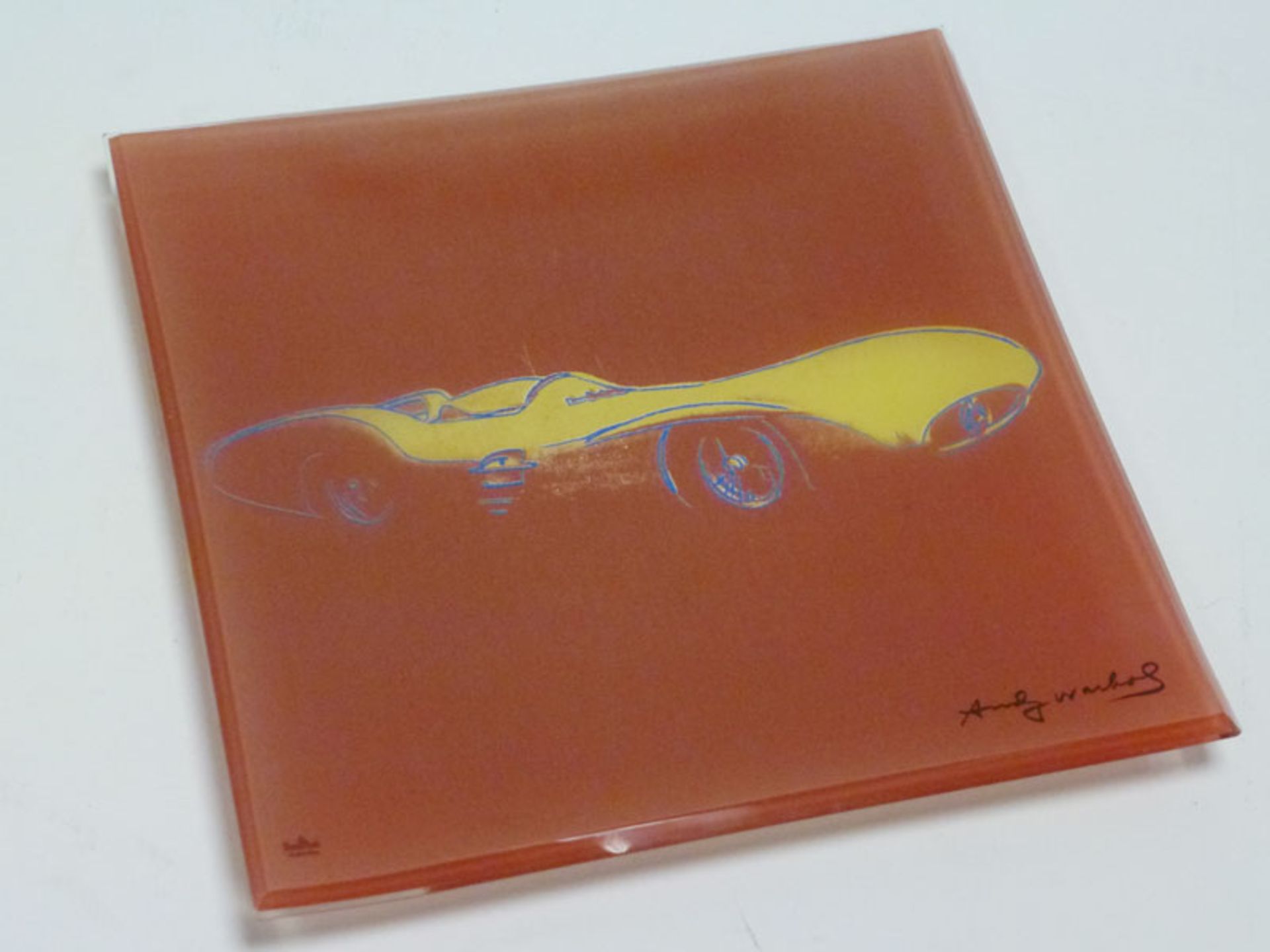 Rare Andy Warhol (Rosenthal Studio Line) Mercedes-Benz Glass Plate