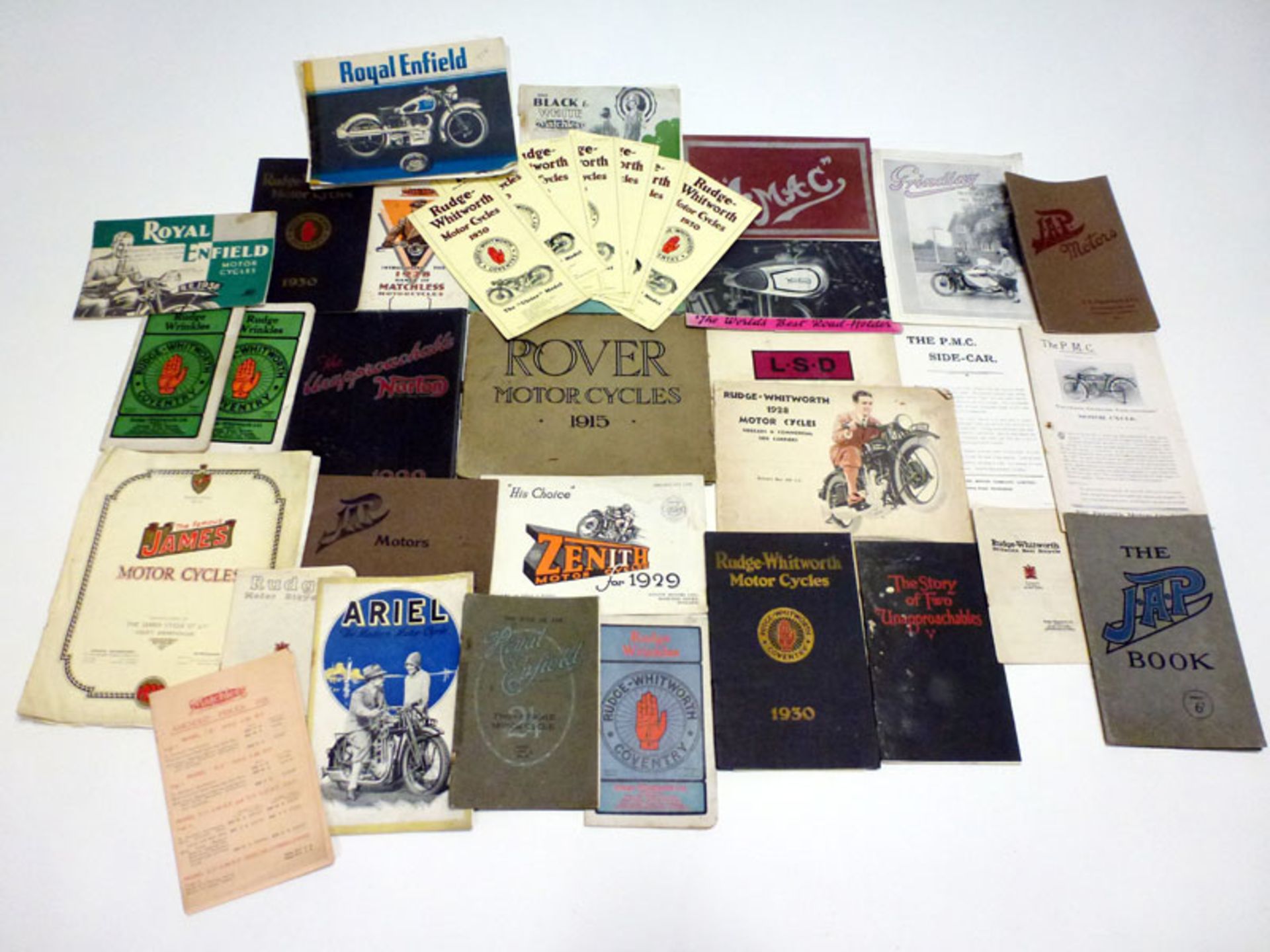 Quantity of Motorcycle Sales Brochures