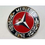 Mercedes-Benz Enamel Sign