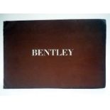 Rare Bentley Salesman's Brochure Pack