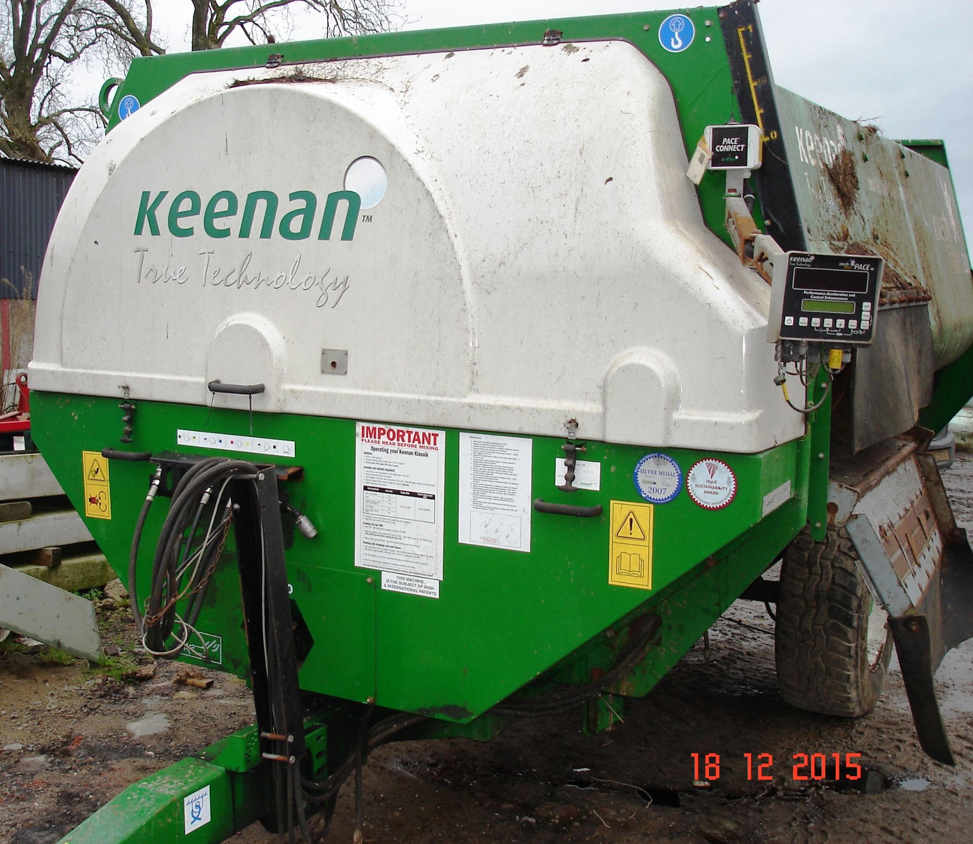 2011 Keenan Mech fibre 320 C diet feeder - Image 2 of 7