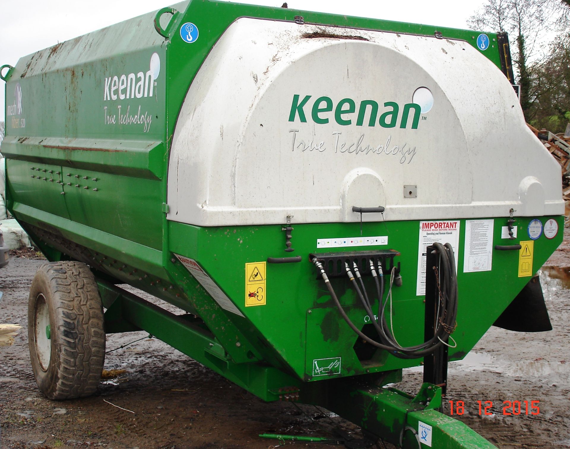 2011 Keenan Mech fibre 320 C diet feeder