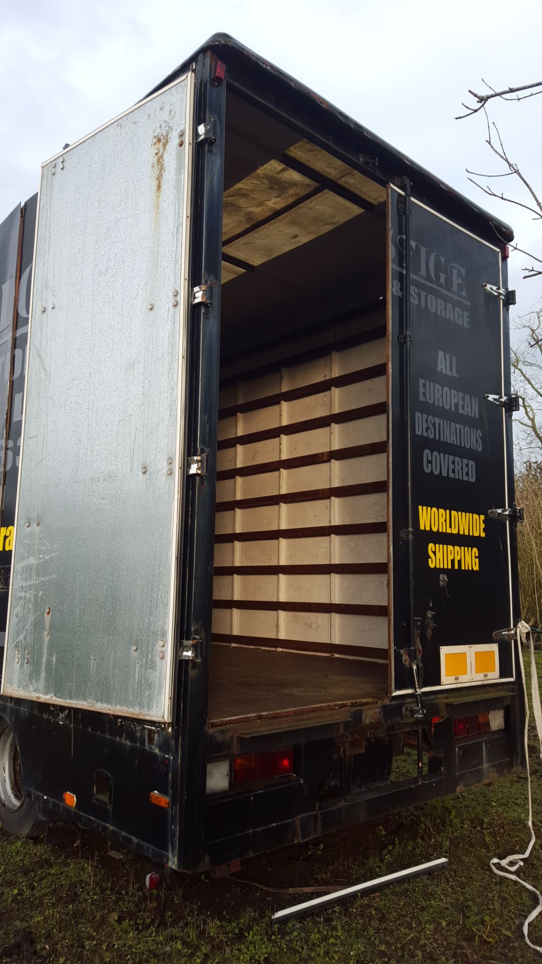 Furniture drag trailer with opening side twin axle 10 stud ROR axles NO VAT - Image 2 of 6