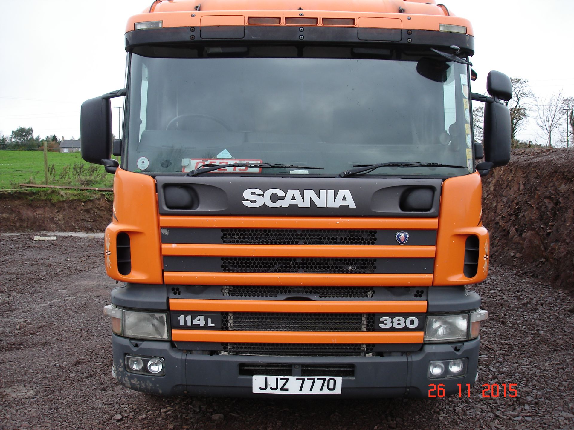 2005 Scania 114L (380) 6 x 2 sleeper cab c/w Houghton doubledeck livestock body & Doubledeck trailer - Image 2 of 10