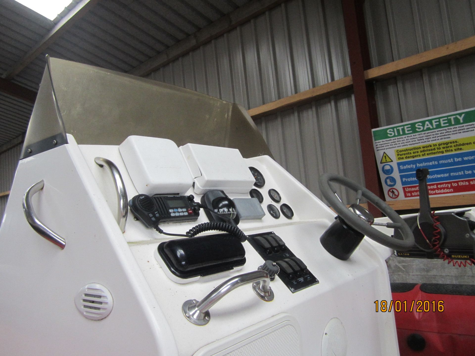 PULSAR RIB C/W  225 HP Outboard engine & Trailer NO VAT - Image 2 of 4