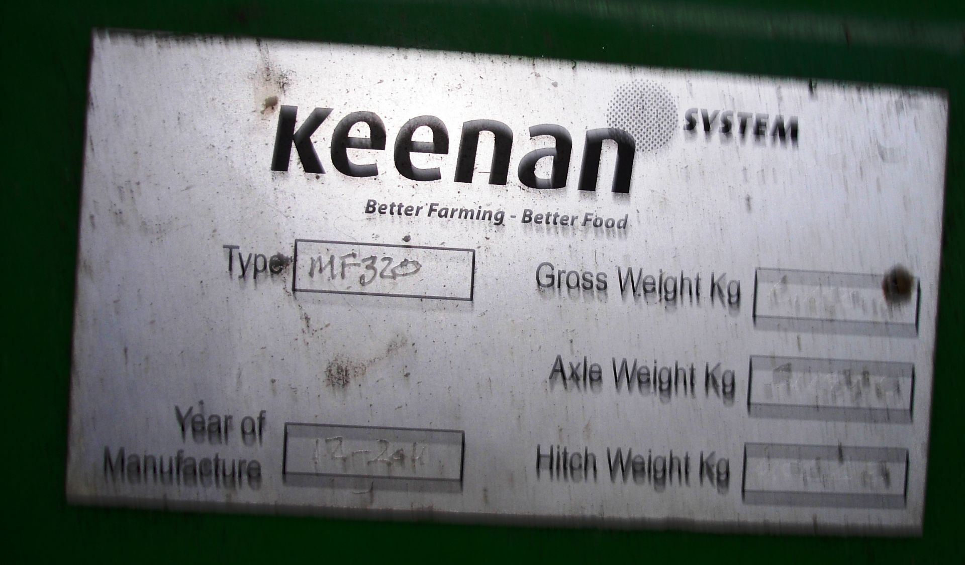 2011 Keenan Mech fibre 320 C diet feeder - Image 7 of 7
