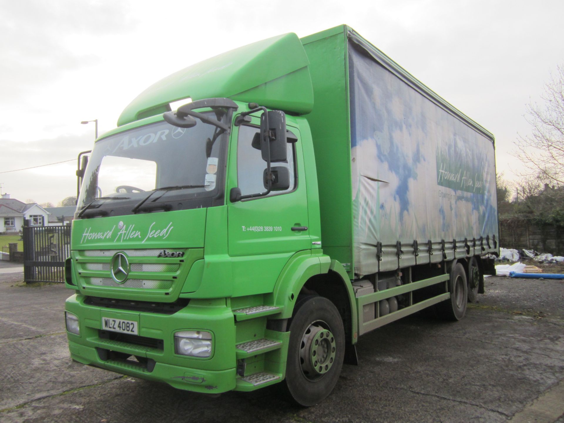 2008 Mercedes Axor 6x2 Curtain Sider, Rear Lift Axle, 26t Gross, 463kms, WLZ 4082 - Image 3 of 10