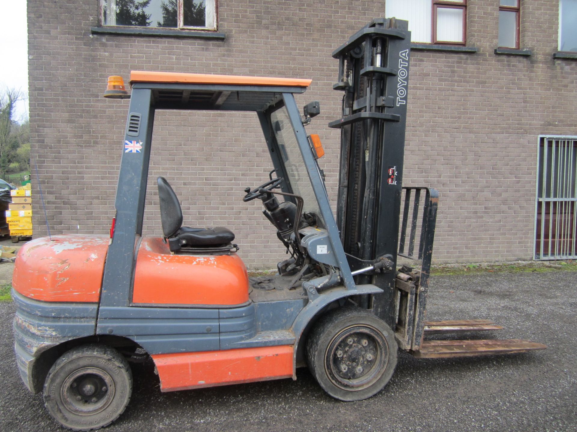 1995 Toyota 3 Ton Diesel forklift c/w side shift & 9,000 Hrs - Bild 4 aus 8