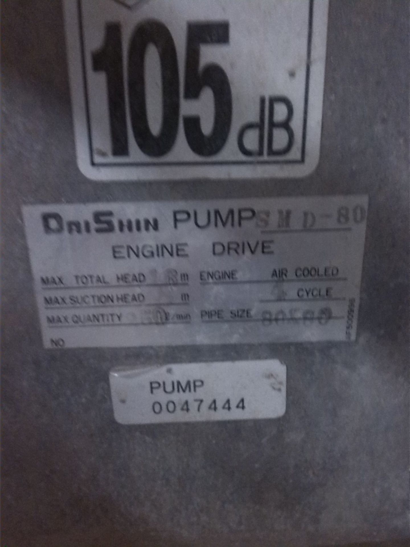 Mobile 3" water pump c/w Honda GX 160 5.5HP petrol engine - Image 4 of 5
