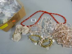 A Large box of modern costume Jewellery