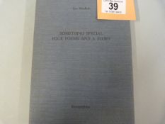 'Something Special - four poems and a story' Signed by the author Iris Murdoch on a special