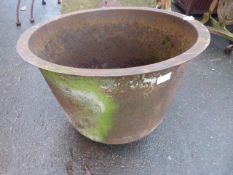 A cast iron "cauldron"