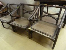 Three Rustic chairs