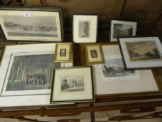 A Quantity of antique prints