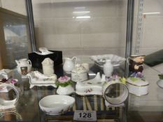 Small collection of trinket china inc commemorative and Bunnykins