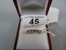 Ruby and Diamond Eternity Ring