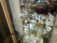 A small quantity of crested ware etc.