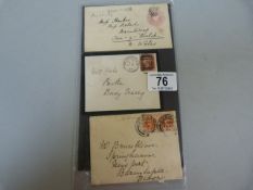Three Victorian covers ( 1854/ 1878 & 1900)