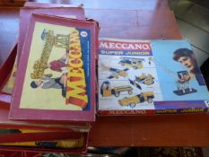 A quantity of boxed meccano A/F