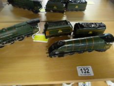 2 Hornby Dublo locomotives and tenders- The Duchess of Montrose and The Silver King