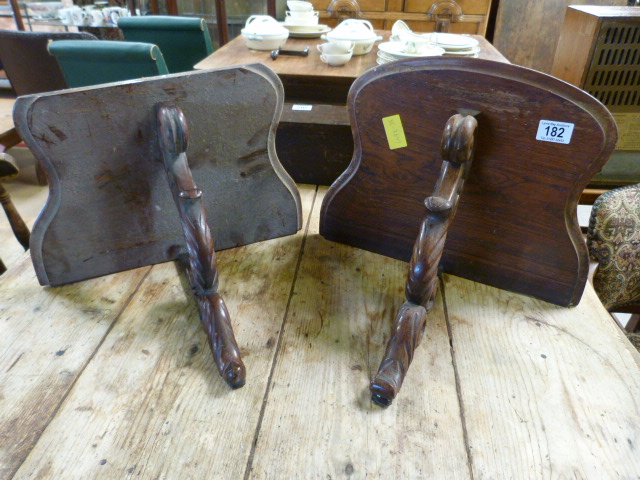 A Pair of Victorian Rosewood wall brackets 1 - A/F - Image 8 of 9
