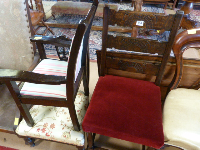 Three upholstered chairs - Image 7 of 9