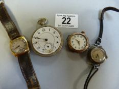 Four various vintage watches