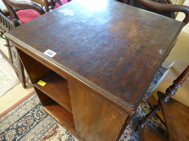 Mahogany revolving bookcase - Image 6 of 27