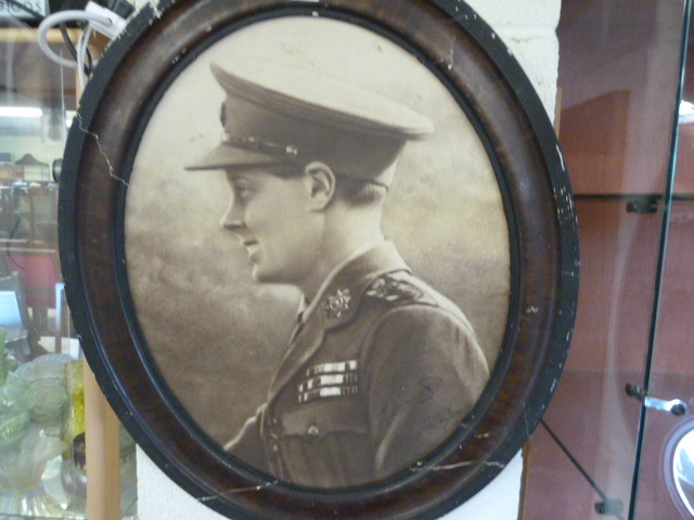 Oval photographic image of Edward (who became Edward VIII & Duke of Windsor) in uniform. Signed - Image 6 of 28