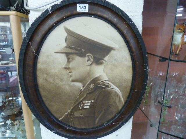 Oval photographic image of Edward (who became Edward VIII & Duke of Windsor) in uniform. Signed - Image 10 of 28