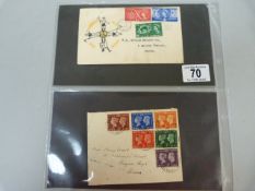 2 First day covers ( 1st Aug.1957- World Scout Jubilee jamboree & 6th May 1940- centenary of first